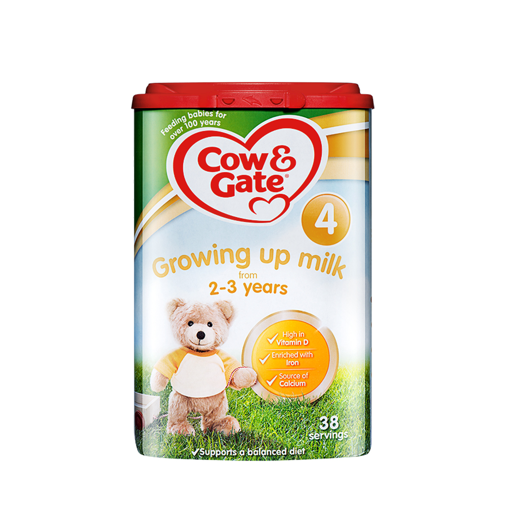 天猫国际进口超市【直营】英国Cow Gate牛栏进口婴幼儿配方奶粉4段800g  2岁以上0