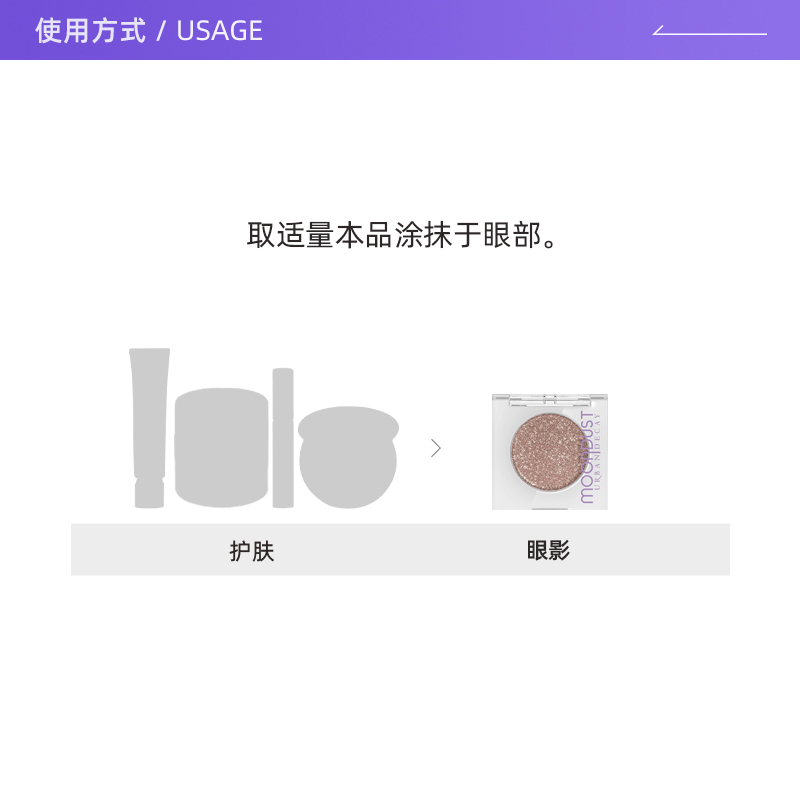 【自营】Urban Decay月耀星眸单色眼影1.8g银河牛仔持妆衰败城市
