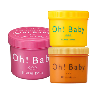 日本磨砂膏ohbaby温和嫩白柔滑