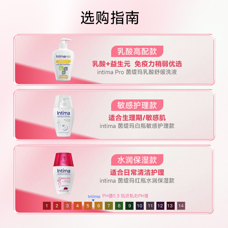 【自营】法国Intima茵缇玛敏感肌温和清洁200ml/瓶女性私处护理液