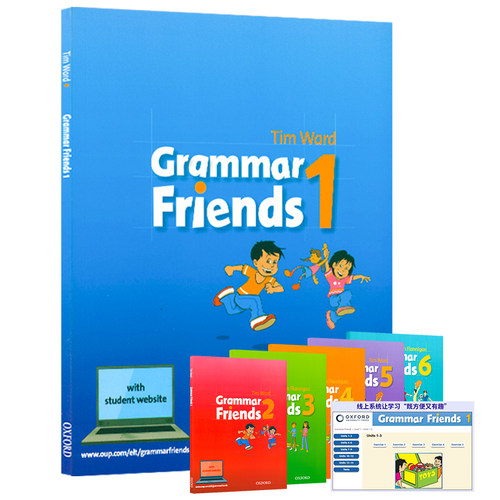 【自营】正版进口图书牛津小学英语语法教材英文原版Oxford Grammar Friends语法朋友6-12岁剑桥少儿英语语法小学语法教材语法基础 - 图3