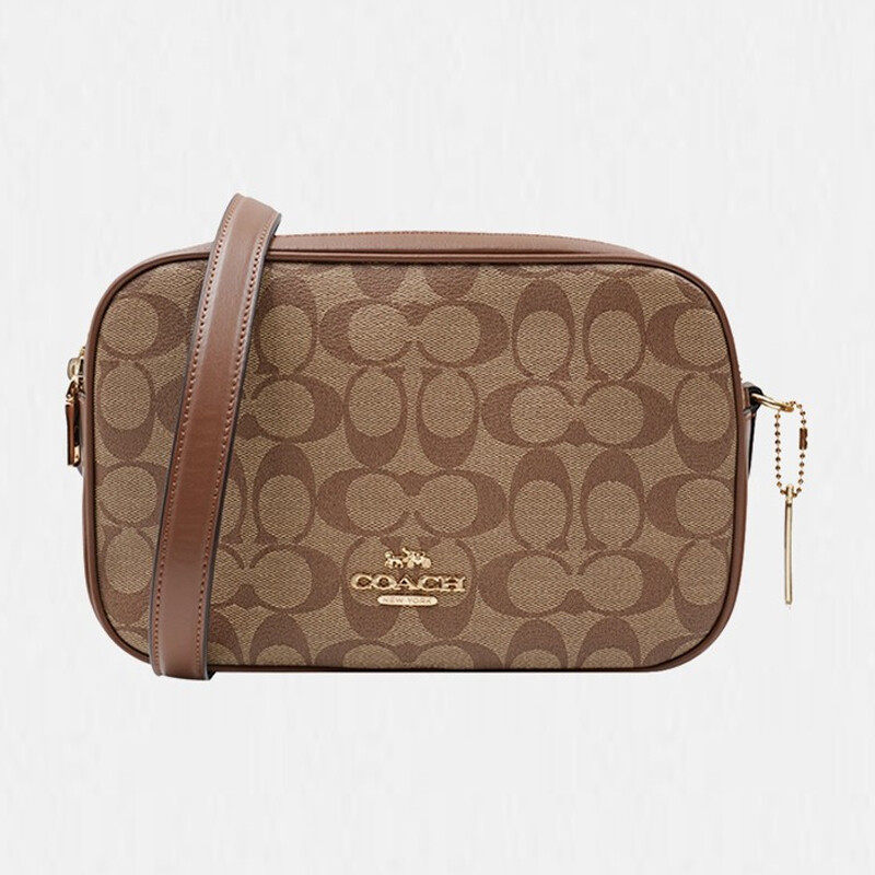 【自营】coach女士jes深蓝色单肩包 天猫国际自营全球超级店女士包袋