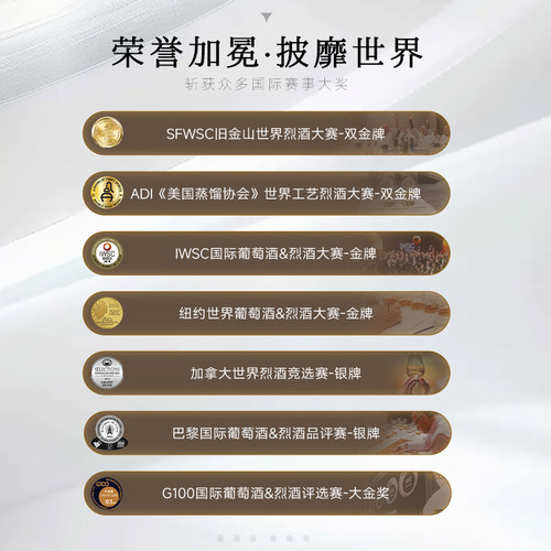 【自营】【限定桶藏】法国金奖XO白兰地进口金奖洋酒基酒组合套装 - 图3