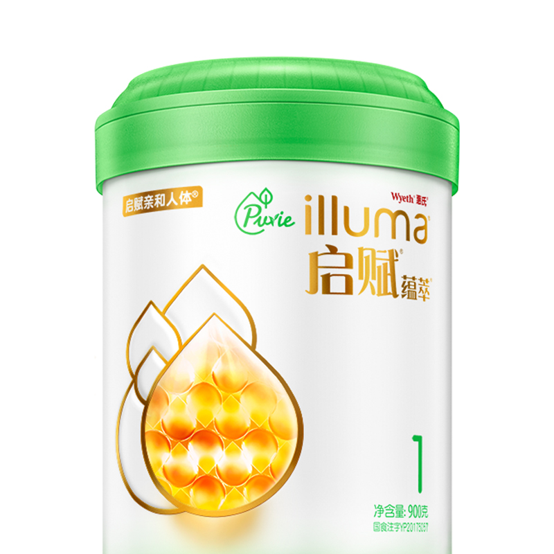 天猫国际进口超市进口惠氏启赋蕴萃1段900g婴儿奶粉宝宝奶牛奶粉有机小罐乳糖配方1