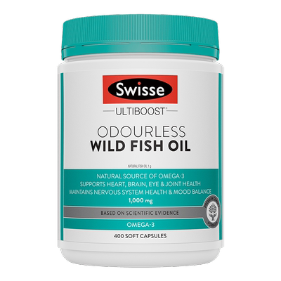 【自营】Swisse斯维诗深海鱼油omega3 1000mg400粒/瓶