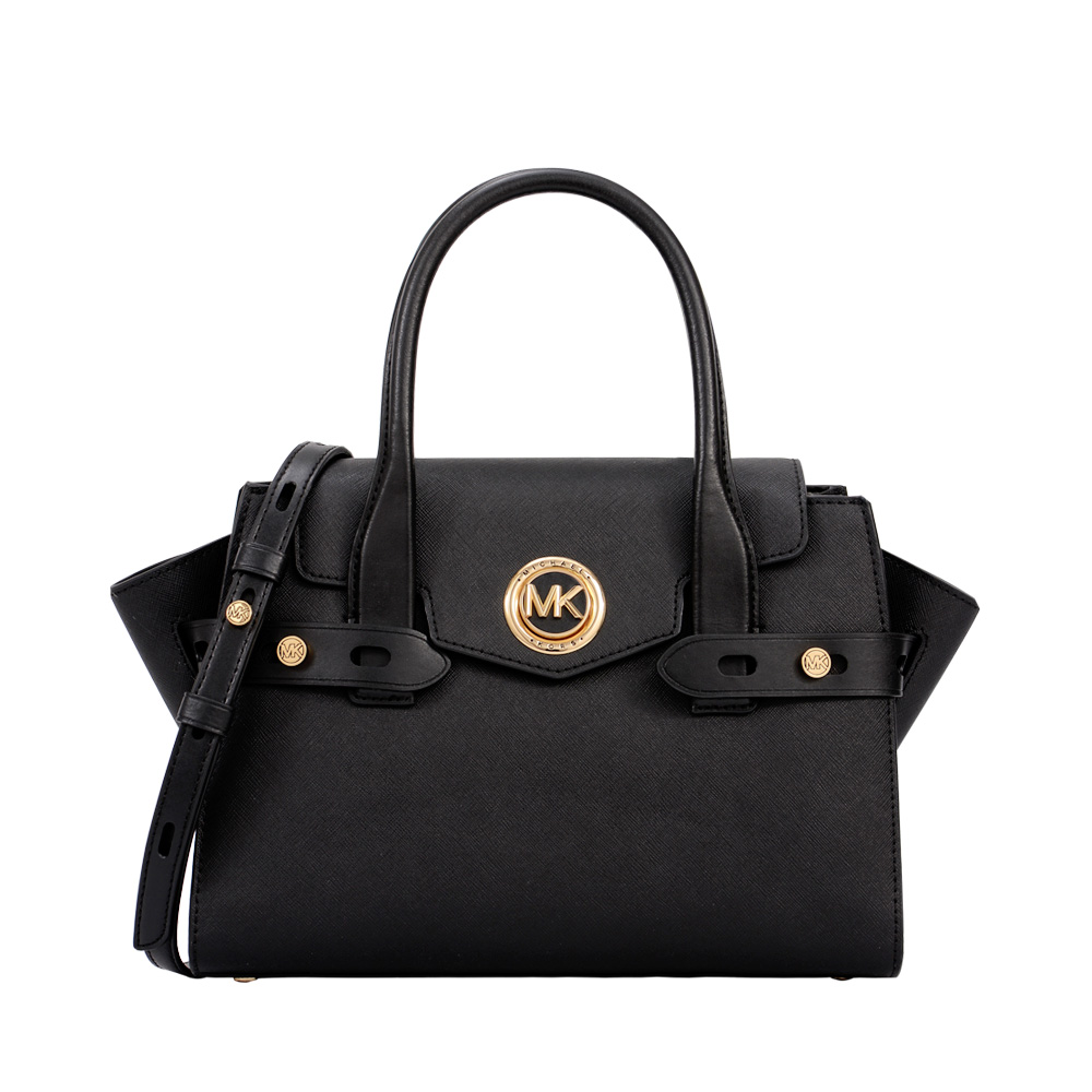 天猫国际进口超市【直营】Michael Kors MK Carmen小号皮质翻盖手提包女30S0GNMS1L0