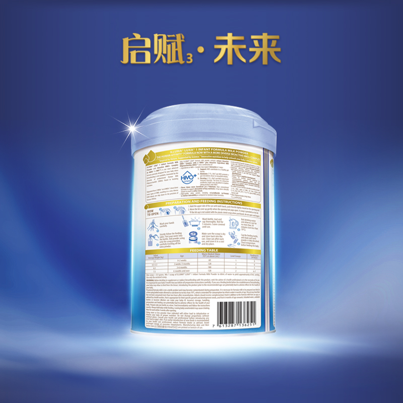 天猫国际进口超市惠氏启赋未来1段0-6月6HMO婴幼儿奶粉进口850g剖腹产顶配*63