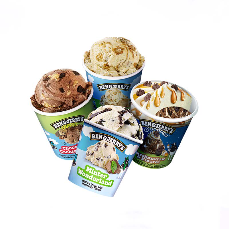 【465ML】Ben&Jerry's本杰瑞进口冰淇淋桶装