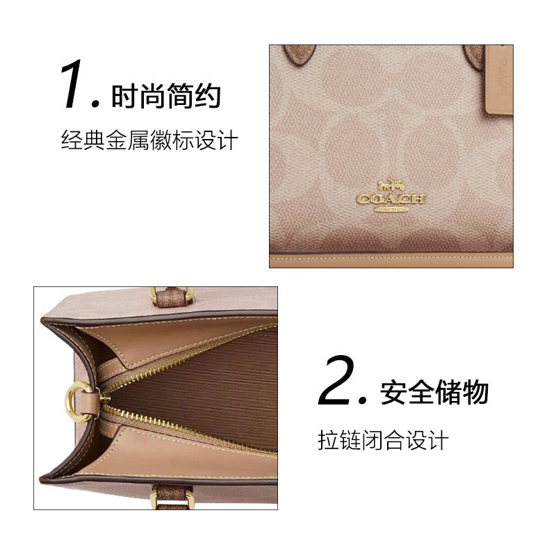 Coach Printed Handbag Crossbody Bag