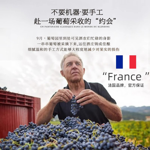 【自营】路易拉菲LOUISLAFON法国正品红酒干红葡萄酒双支礼盒装 - 图2