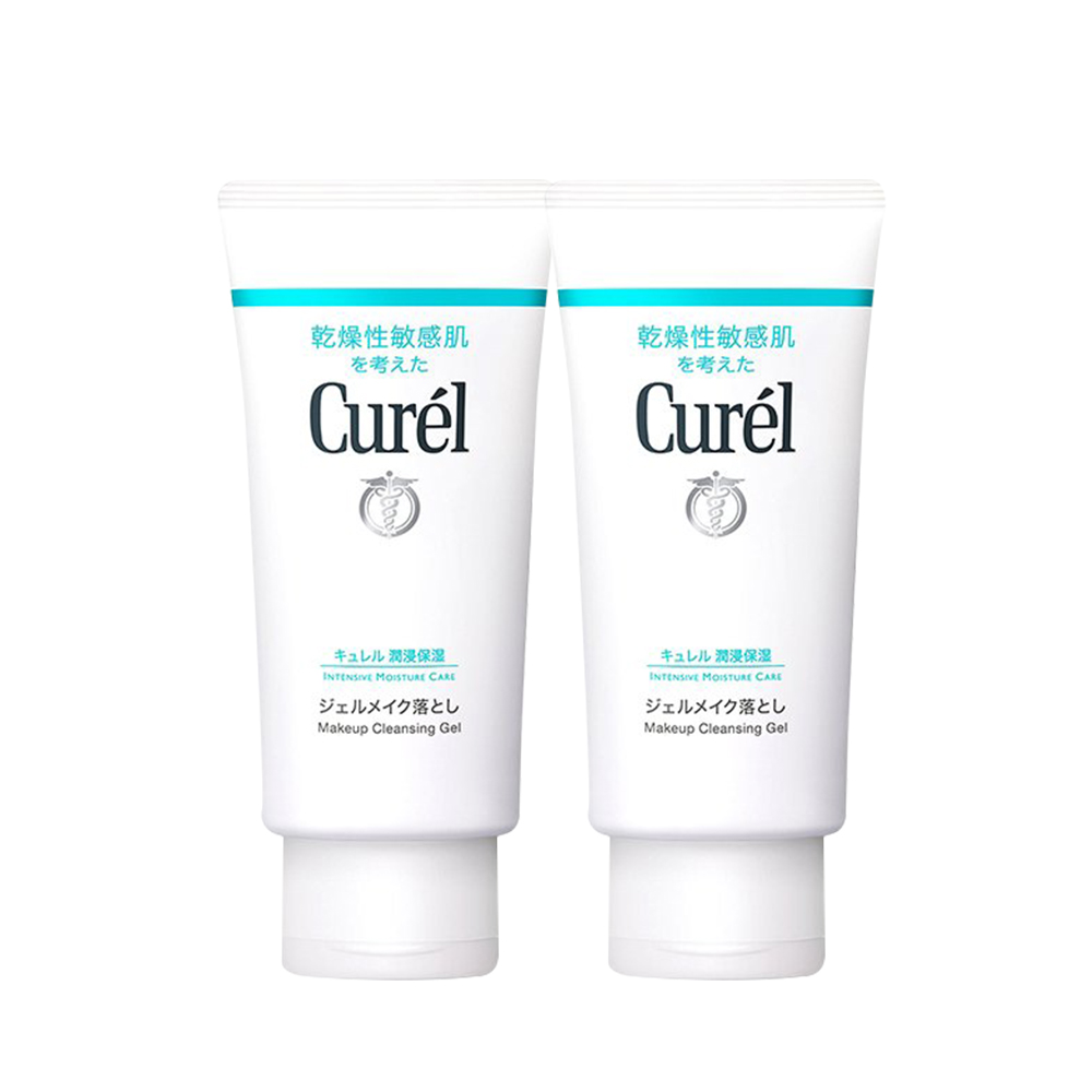 天猫国际进口超市日本Curel/珂润保湿卸妆啫喱130g*2支组合敏感肌可用补水清洁脸部0