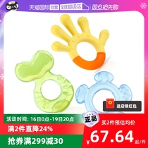 NUBY Nubidental gel silicone gel soft tooth gum baby bites gum baby anti-eat theorist hand grinders solid teeth 3 only clothes