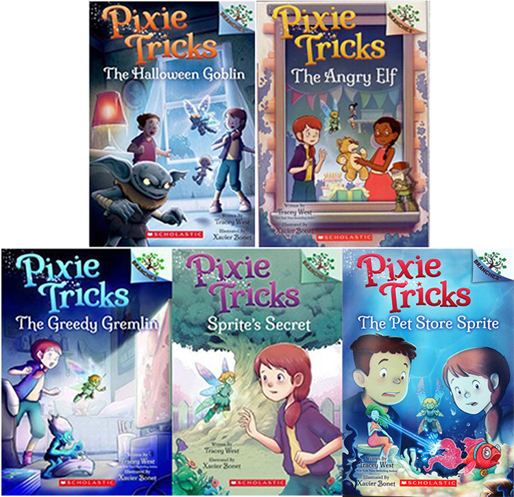 【自营】Pixie Tricks 精灵游戏 英文原版 5册 Scholastic Branches 学乐大树系列 儿童桥梁章节书 小学生书籍课外阅读分级读物 - 图0