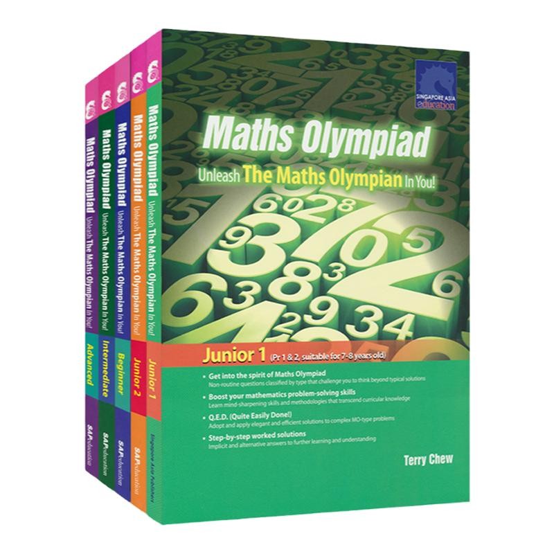 【自营】SAP Maths Olympiad新加坡奥数1-6年级新加坡奥林匹克数学指定用书儿童奥数数学思维启蒙练习册小学教辅英文原版-图3