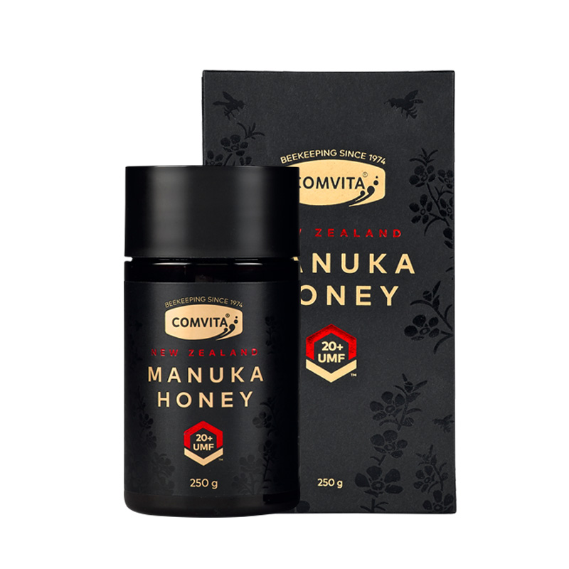天猫国际进口超市comvita康维他麦卢卡UMF20+蜂蜜250g天然新西兰原装进口结晶蜜0