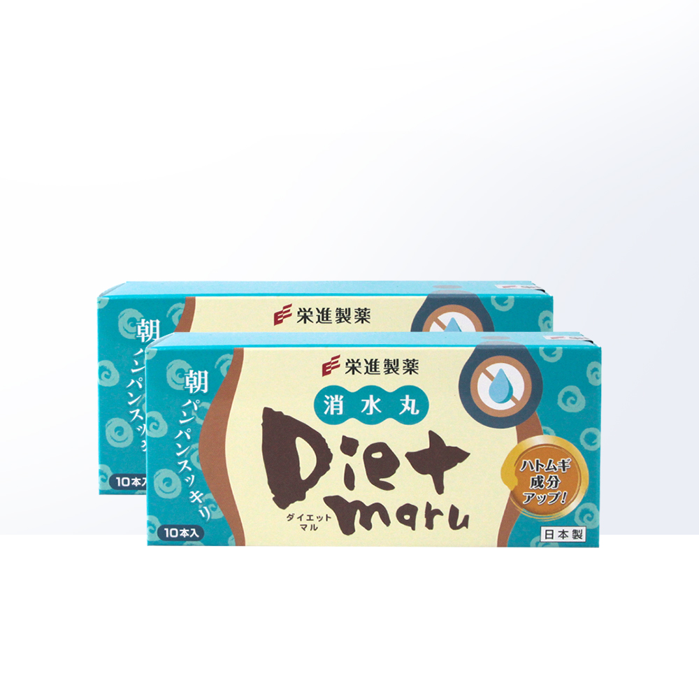 天猫国际进口超市日本荣进制药Diet maru消水丸酵素 EX版薏仁加量100g  2盒优惠装1
