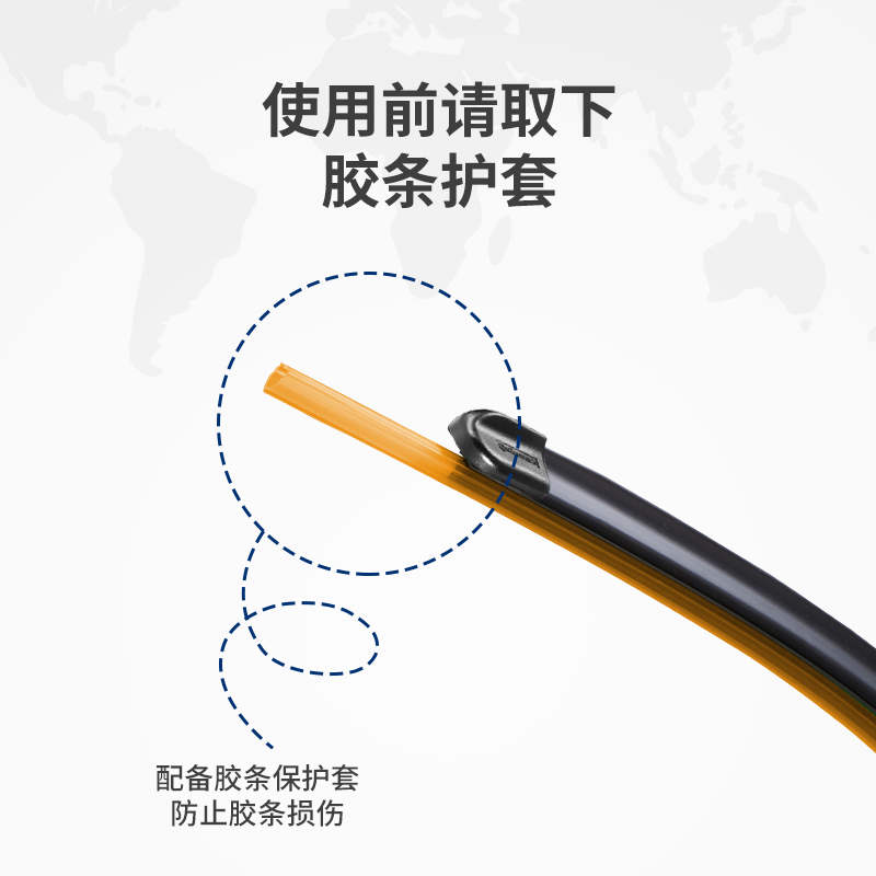 【自营】德国马牌雨刮器奔驰S级原厂S300/S400/S450胶条350雨刷片 - 图3