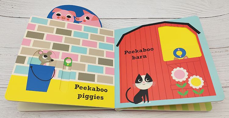 【自营】英文原版 Peekaboo Chick/Bear/Cow/Sun 躲猫猫 4册合售 纸板书操作书 0-3岁 动物主题 儿童机关操作游戏书 Nosy Crow - 图0