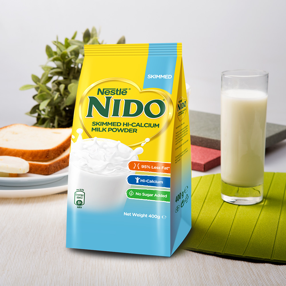 荷兰原装进口 雀巢 NIDO 脱脂高钙牛奶粉 400g独立小包装