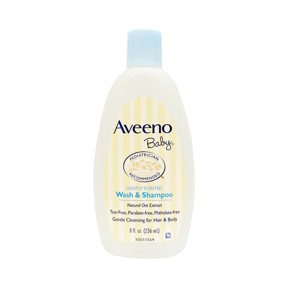 Aveeno/艾维诺婴儿洗发沐浴露二合一 236ml燕麦洗头水宝宝洗浴液