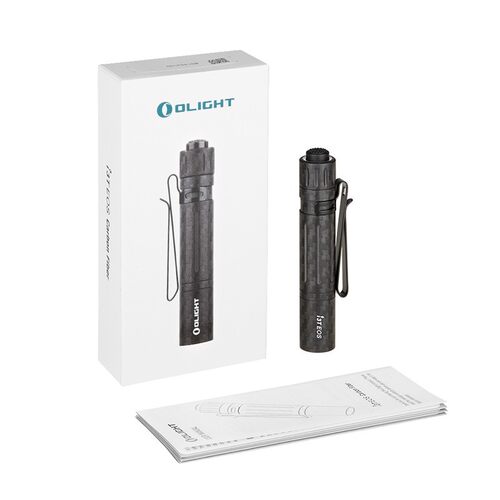 OLIGHT傲雷i3T EOS碳纤维180流明AAA 7号两档小巧迷你笔夹手电筒 - 图3