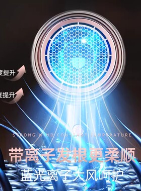 高速吹风机家用大风力酒店蓝光离子冷热恒温强力理发店专用电吹风
