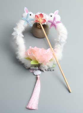 69号材料包新年手工diy过年花灯兔子彩灯龙年元宵灯笼自制小礼品
