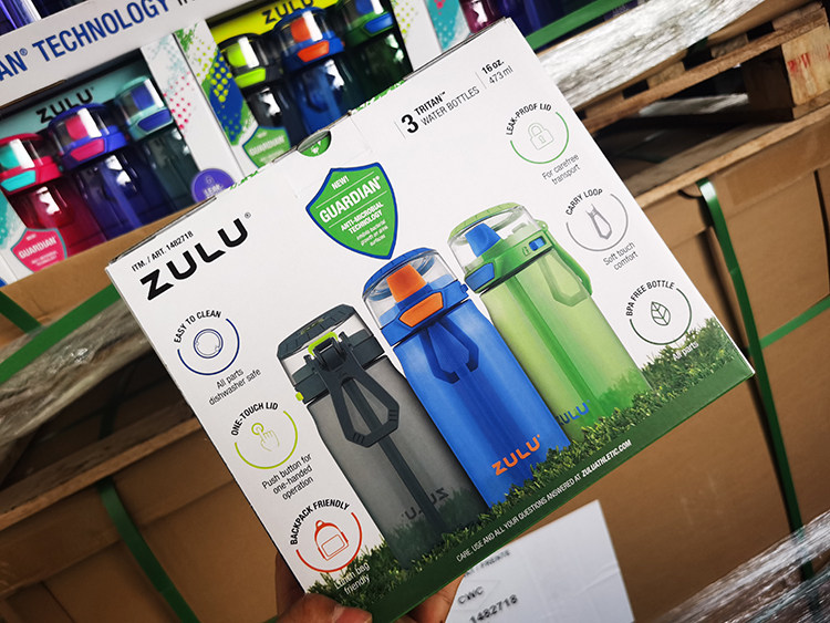 美国进口ZULU儿童水杯夏季吸管杯宝宝婴儿幼儿园水杯防漏3只装,淘宝优惠券,粉丝福利购,淘宝优惠卷