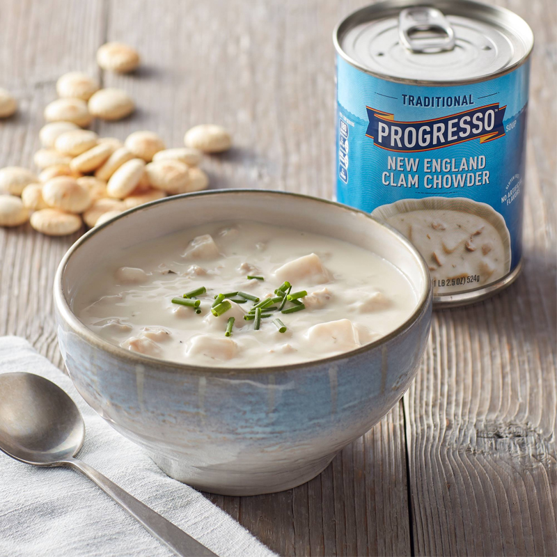 美国原装进口Progresso Soup番茄罗勒汤奶油蘑菇汤西餐速食罐头汤 - 图1