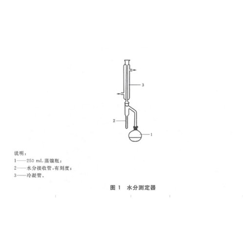 甲苯法水分测定仪 250ml 管5ml 分度0.1ml - 图0