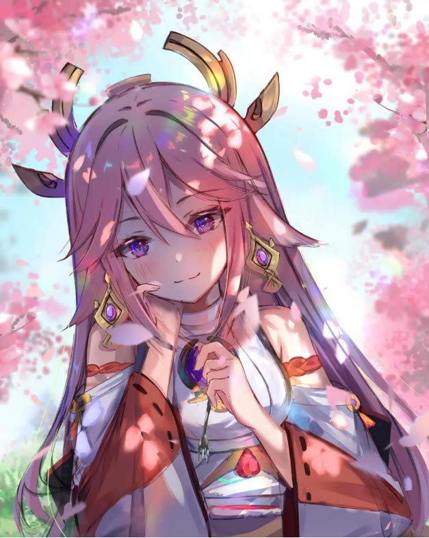 原神官服初始神子 三无初始手工号八重神子 双改号 三端互通