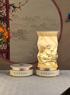 中式创意礼品定制古风蓝牙音响小夜灯送外国人中国风文创纪念品