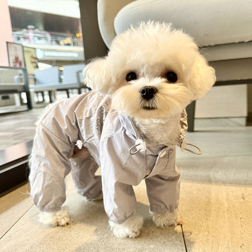 宠物狗衣冲锋衣微防雨防尘防晒内胆春夏秋季泰迪比熊雪纳瑞马尔泰 - 图2