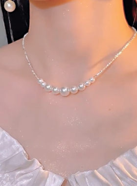 碎银几两个性珍珠项链