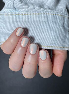 美国orly指甲油12free偏光细闪珍珠白 2000318 月光白色sea spray