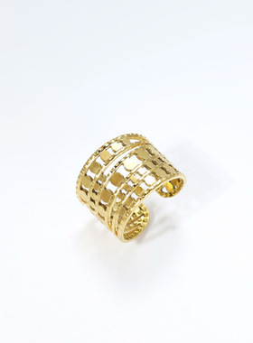 新款流行饰品钛钢 时尚简约款金属爱心女生戒指指环 生日礼物