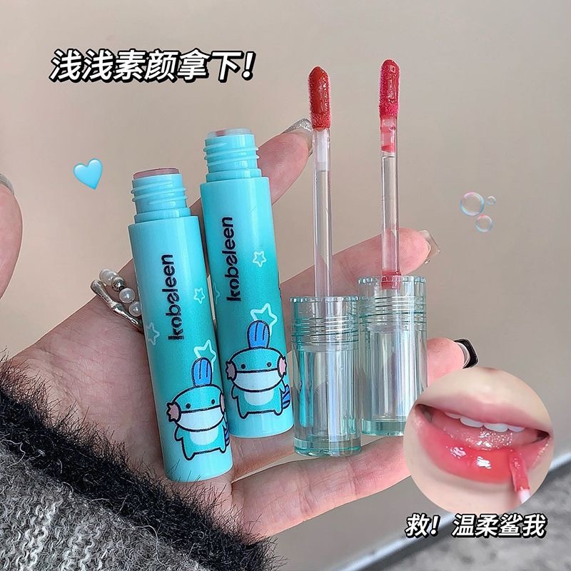 KeKeMood萌宠丑鱼清透唇蜜唇部精华秋冬口红打底学生显白保湿镜面 - 图3