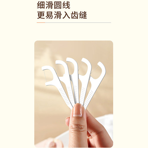 牙线盒自动弹出家用高档便携式随身迷你牙签筒剔牙线牙线棒收纳 - 图2