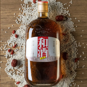 【银胖】和酒 上海老酒 银标半干型黄酒 1000ml*6瓶整箱装加饭酒