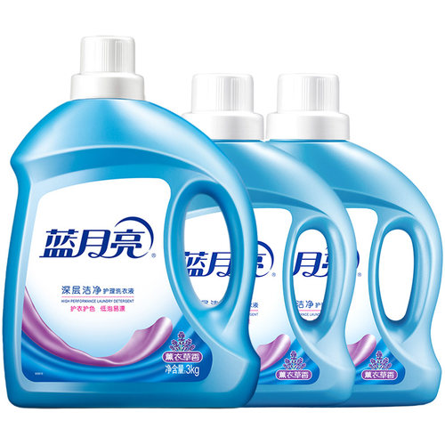 蓝月亮洗衣液整箱批家用3kg薰衣草持久留香官方正品实惠瓶袋装2kg - 图3