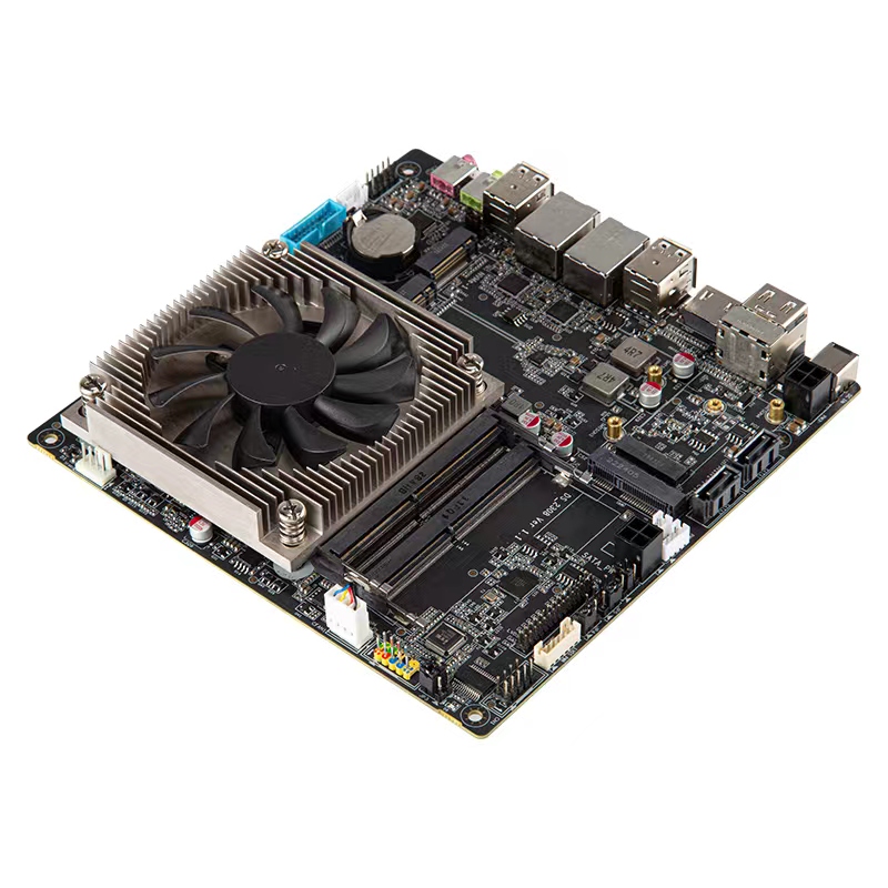 mini- itx主板超薄AMD锐龙R7 5800U 5825U一体机工控主板NAS主板_虎窝淘