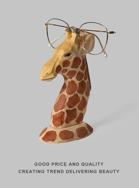 手工木雕摆件小狐狸八重神子可爱动物猫咪柴犬狗木头刻桌面装饰品