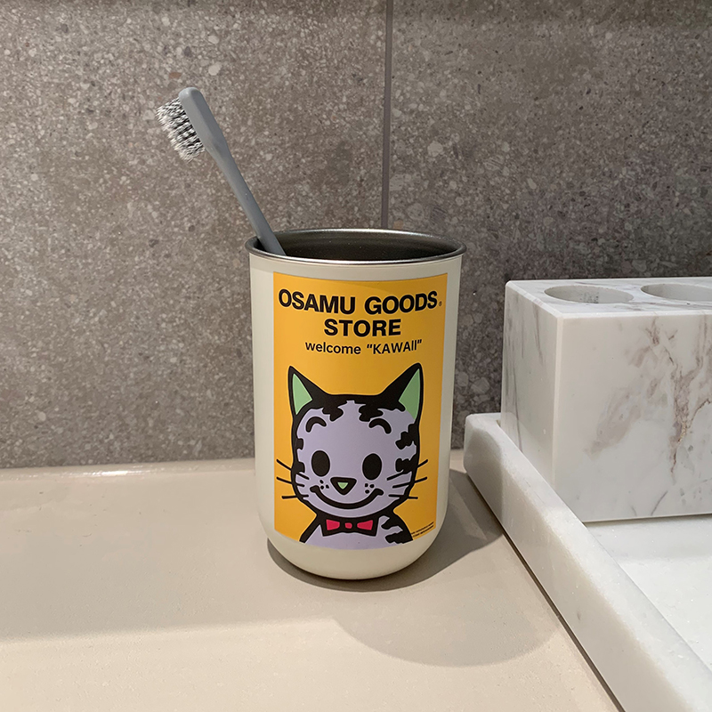 可爱漱口杯304不锈钢家用牙刷杯儿童高颜值宿舍洗漱水杯情侣牙缸,淘宝优惠券,粉丝福利购,淘宝优惠卷