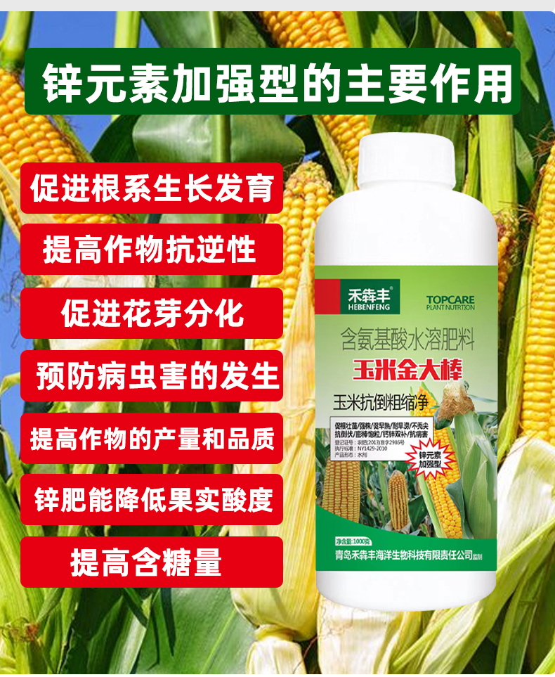 玉米叶面肥金大棒膨大素玉米壮根壮苗抗倒伏拉长籽粒饱满增产增收 - 图1