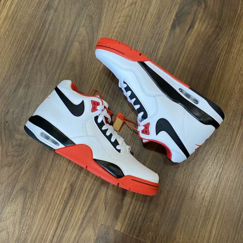 Nike Flight Legacy男女子红白经典风格中帮复古篮球鞋BQ4212-100 - 图2