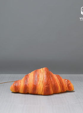 可颂面包+雕塑+玻璃钢++吸引顾客