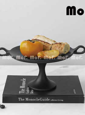 松木收纳托盘简约现代客餐厅摆件