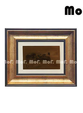 墨非 吧台摆件轻奢高级感餐厅水吧样板房装饰品中古风老钱风软装