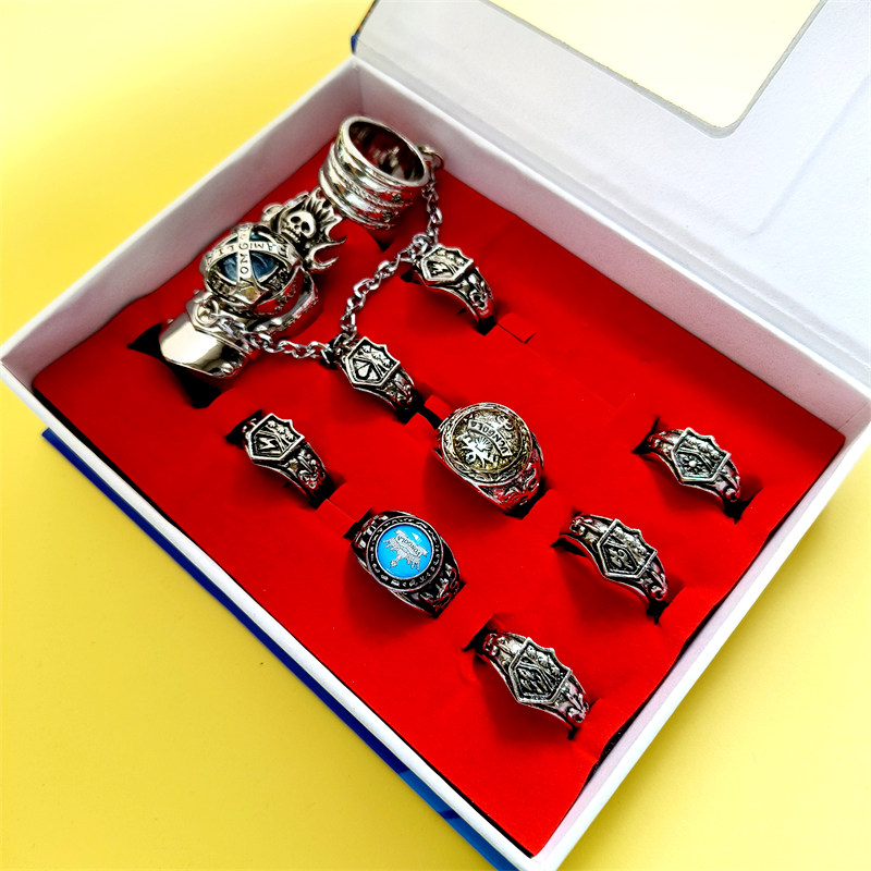 Tutor Vongola guardian ring alloy necklace collection