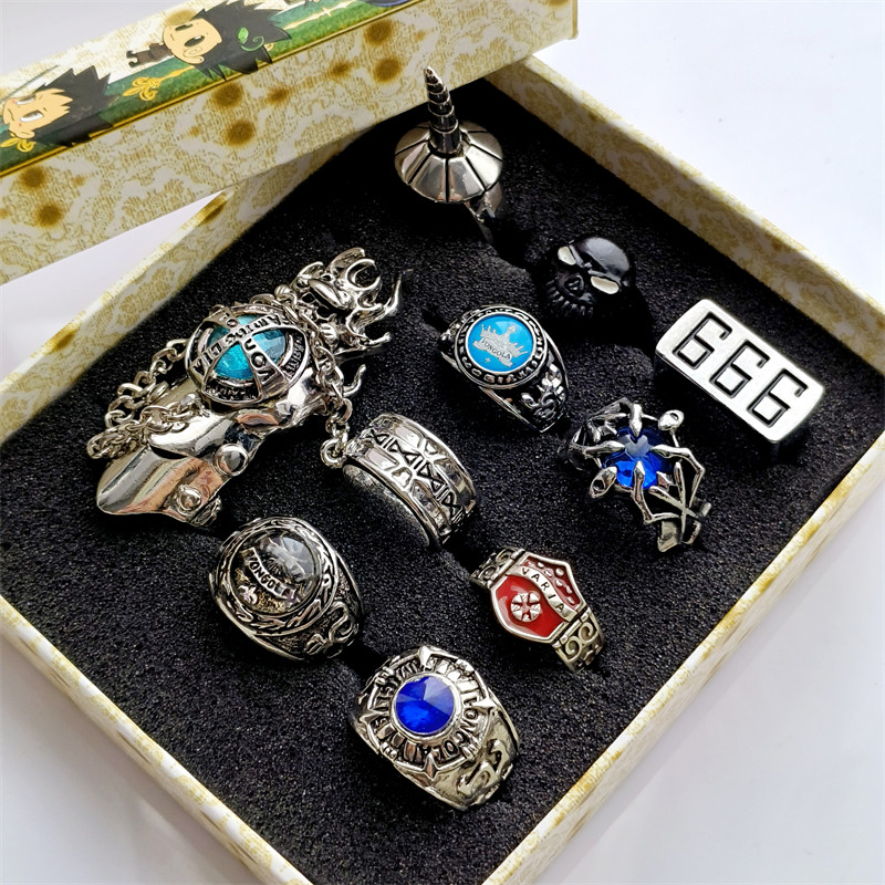Tutor Vongola guardian ring alloy necklace collection